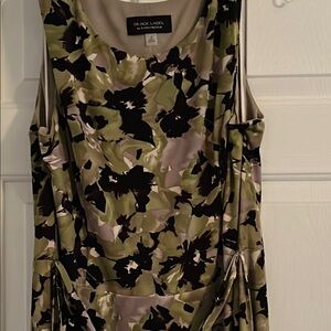 Evan Picone Floral Camouflage Dress